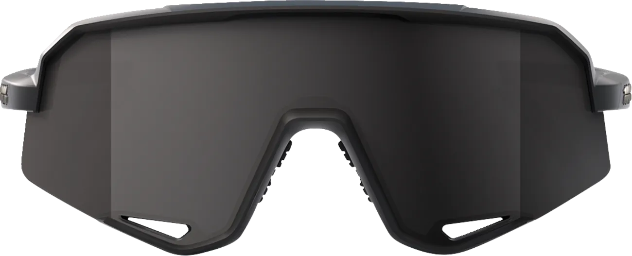 100% Slendale Sunglasses - Matte Black - Smoke 60057-00002