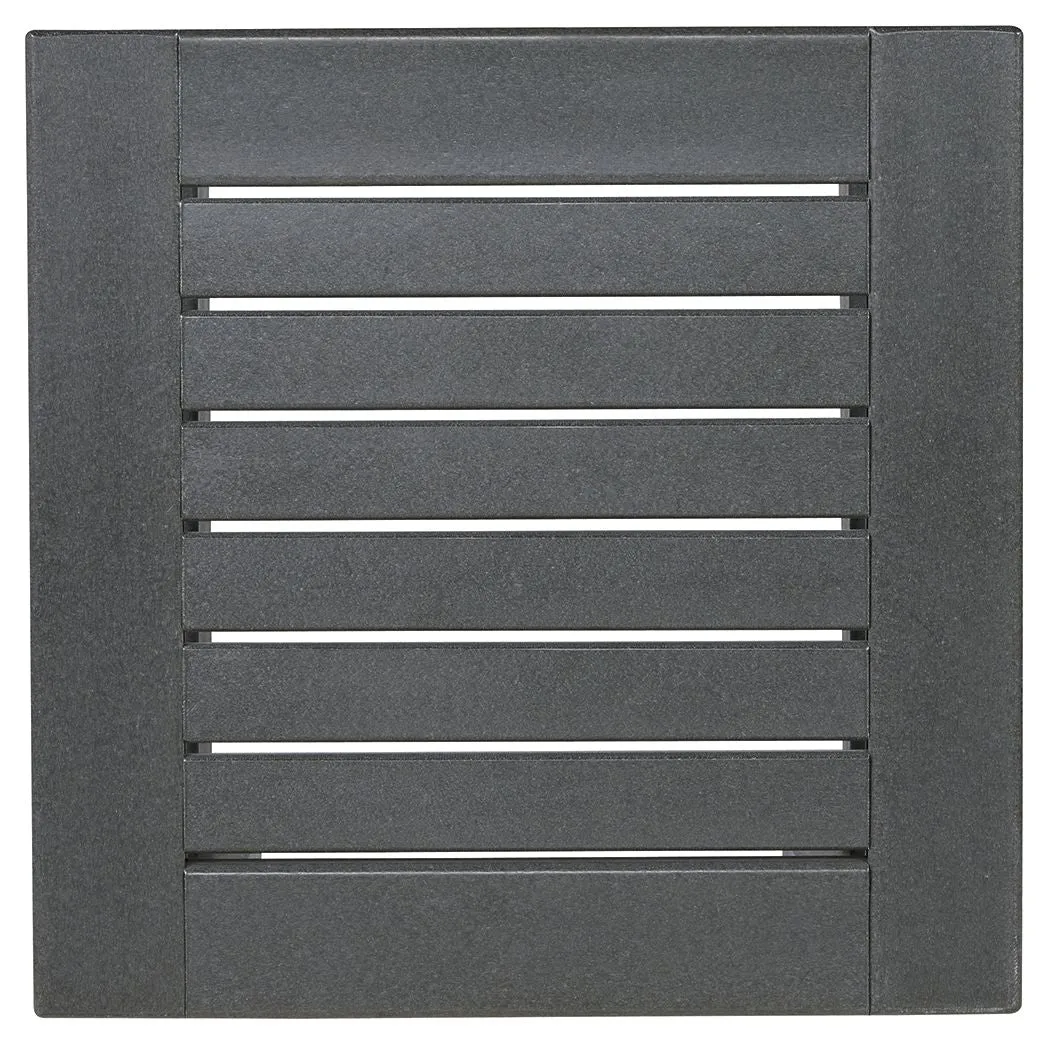Amora - Charcoal Gray - Square End Table