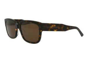 Balenciaga Square Rectangle Sunglasses Havana/Havana Brown