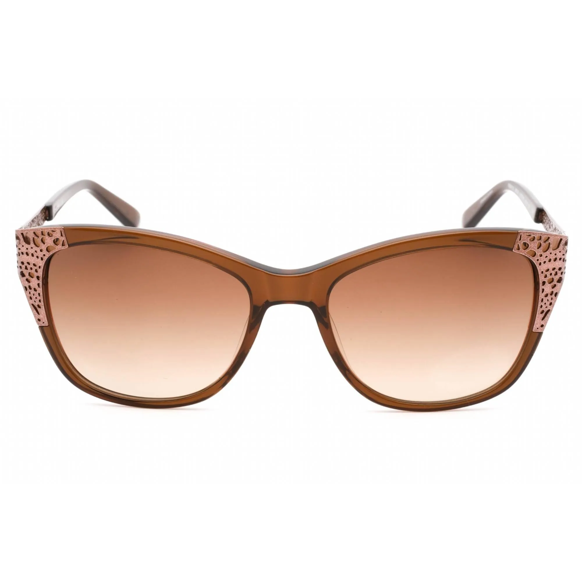 Bebe Women's Sunglasses - Topaz Plastic Full Rim Fixed Nose Pads Frame | BB7188 210