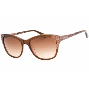 Bebe Women's Sunglasses - Topaz Plastic Full Rim Fixed Nose Pads Frame | BB7188 210