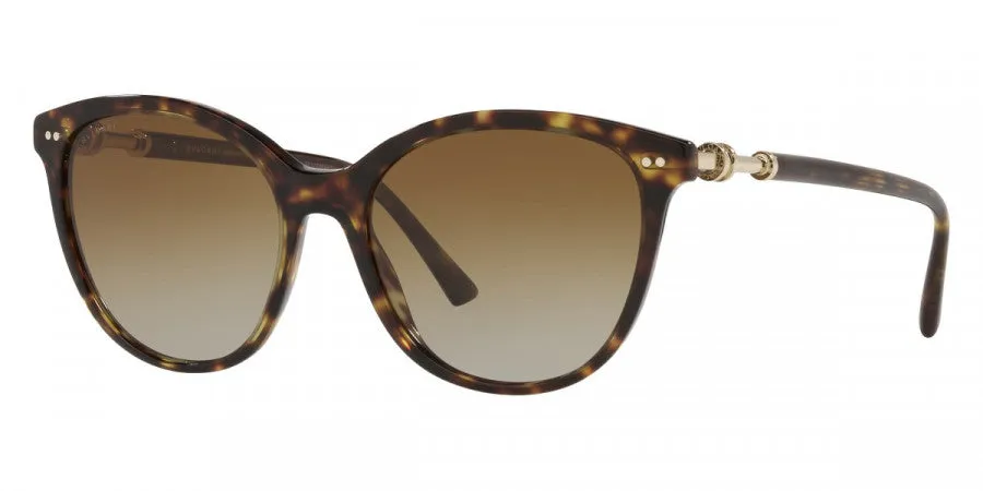 Bulgari Women's 55 mm Havana Sunglasses Polarized BV8235F-504-T5-55