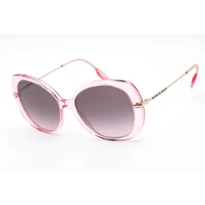 Burberry Women's Sunglasses - Pink Full Rim Butterfly Plastic Frame | 0BE4374 40245M
