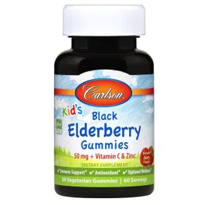 Carlson Kid's Black Elderberry Gummies