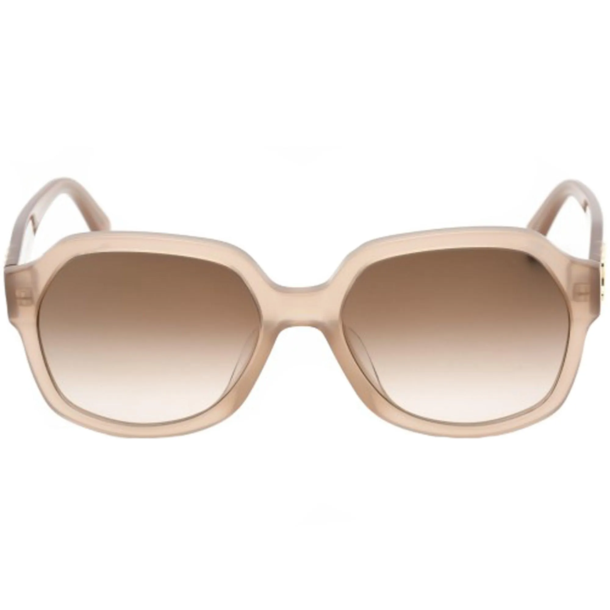 Celine Women's Sunglasses - Gradient Lens Beige Plastic Square Frame | CL40189F 45F