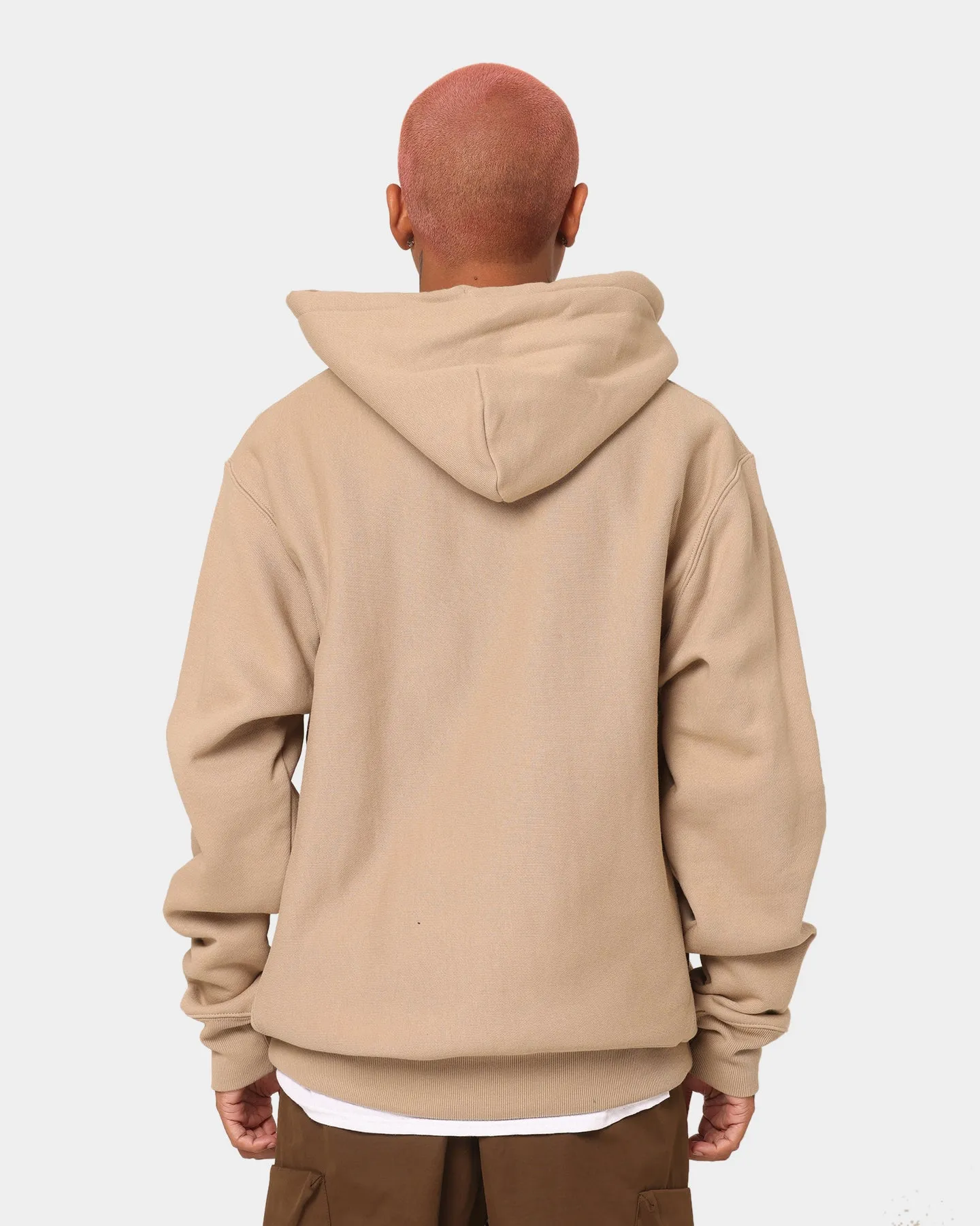 Champion Reverse Weave Quarter Zip Hoodie Country Walnut