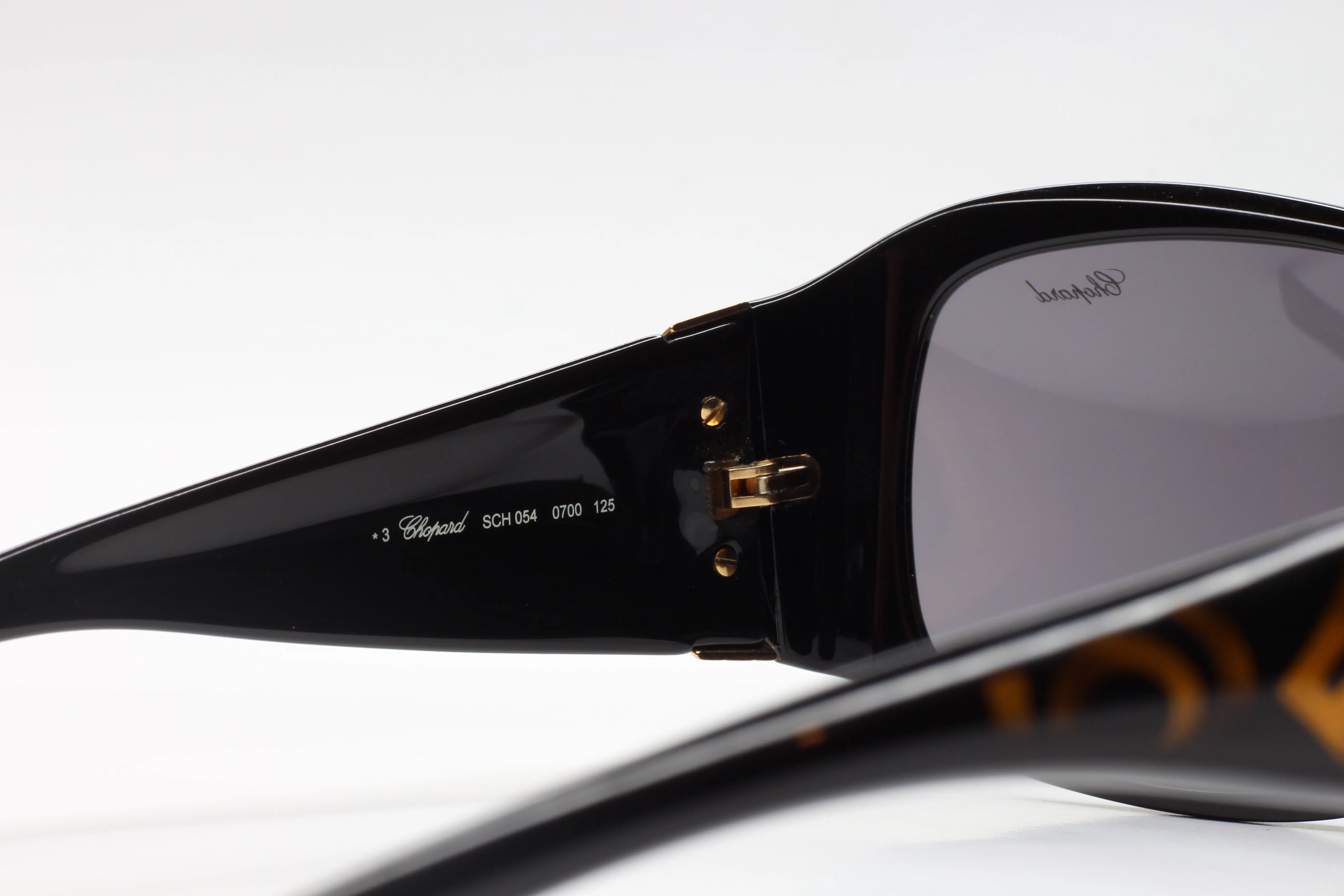 Chopard SCH054 0700 Black Gold Gradient Italy Luxury Sunglasses