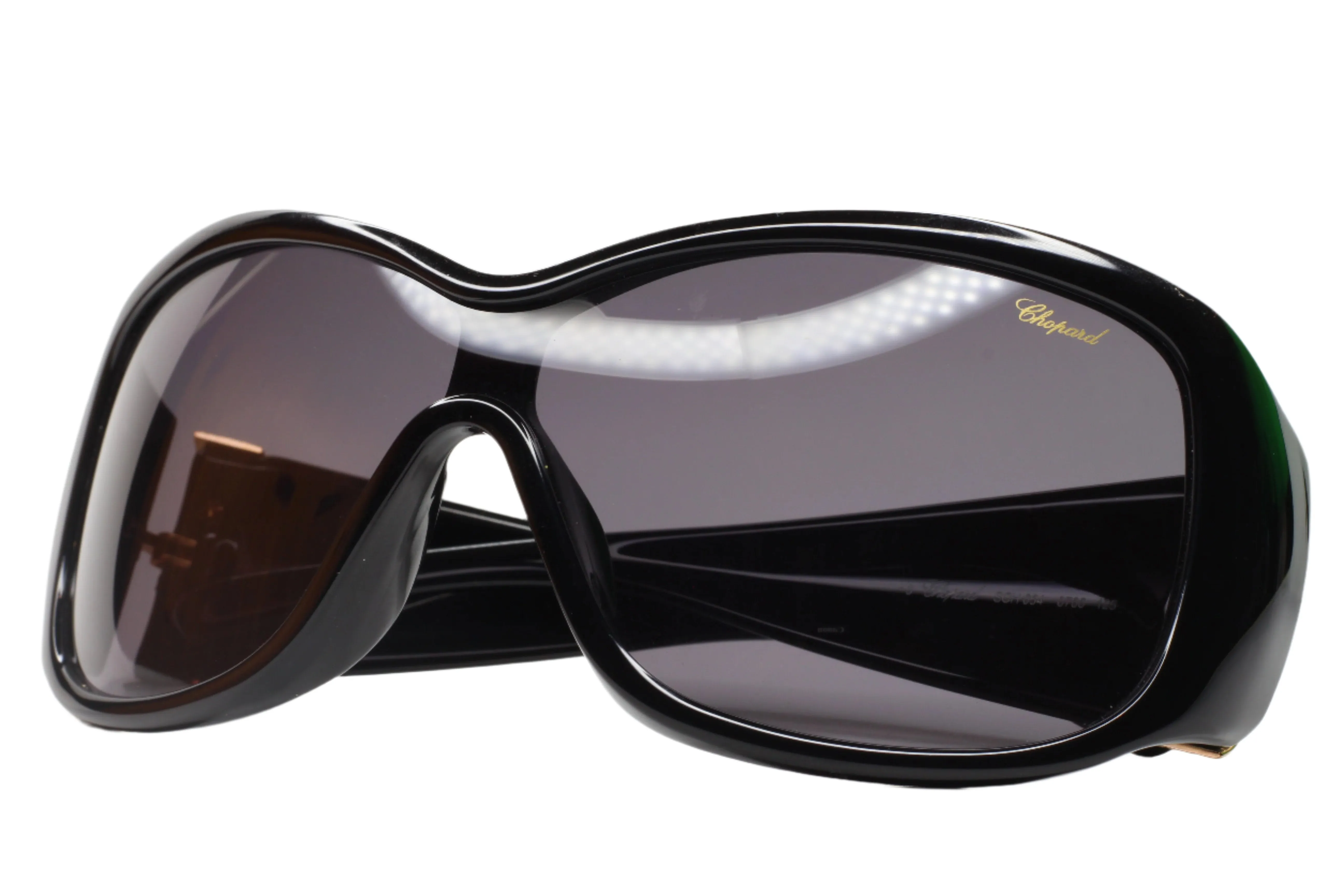 Chopard SCH054 0700 Black Gold Gradient Italy Luxury Sunglasses