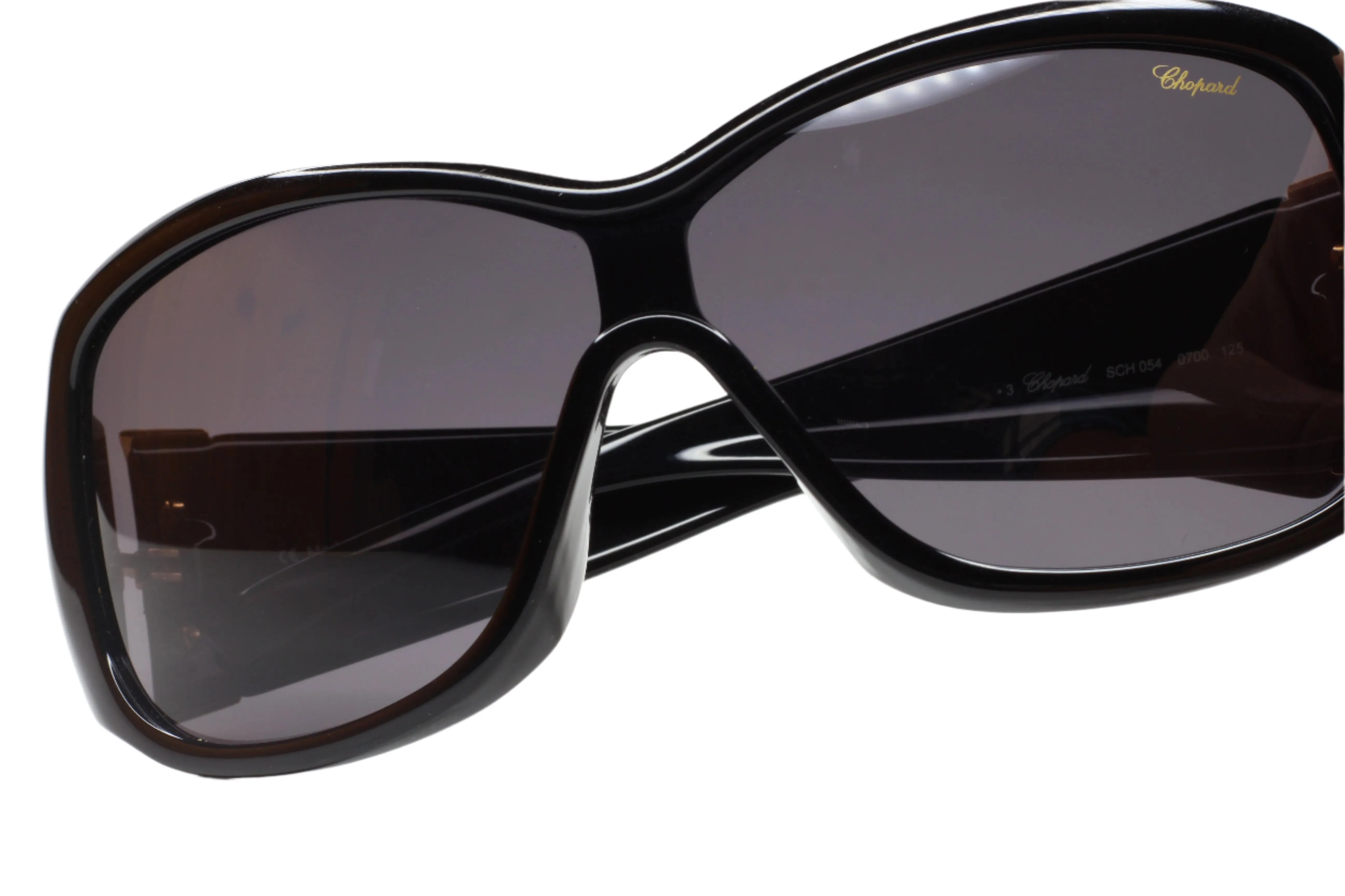 Chopard SCH054 0700 Black Gold Gradient Italy Luxury Sunglasses