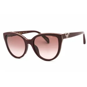 Chopard Women's Sunglasses - Shiny Bordeaux Frame Brown Gradient Lens | SCH317S 09FH