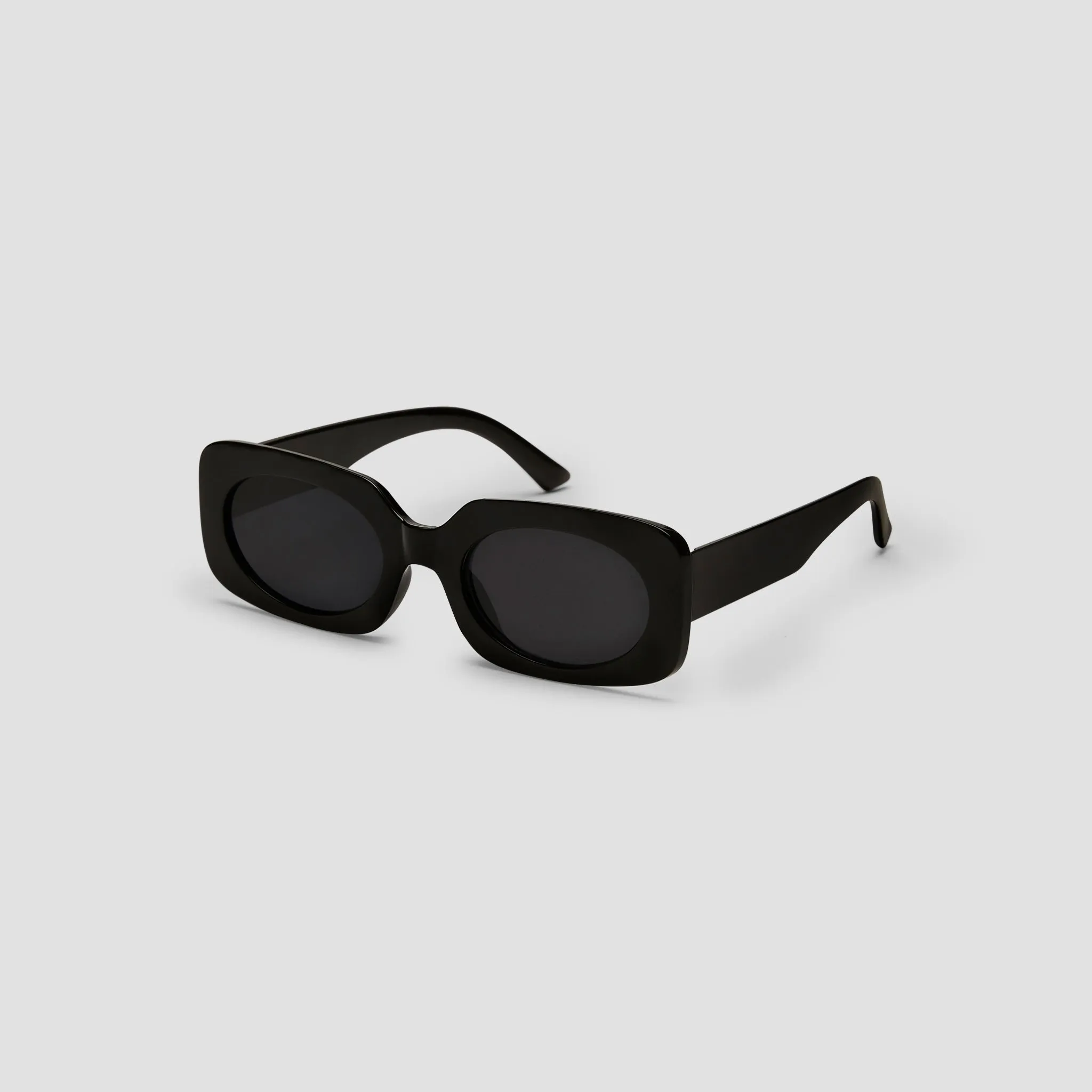 Classic Black Square Sunglasses - Unisex