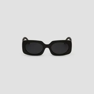 Classic Black Square Sunglasses - Unisex