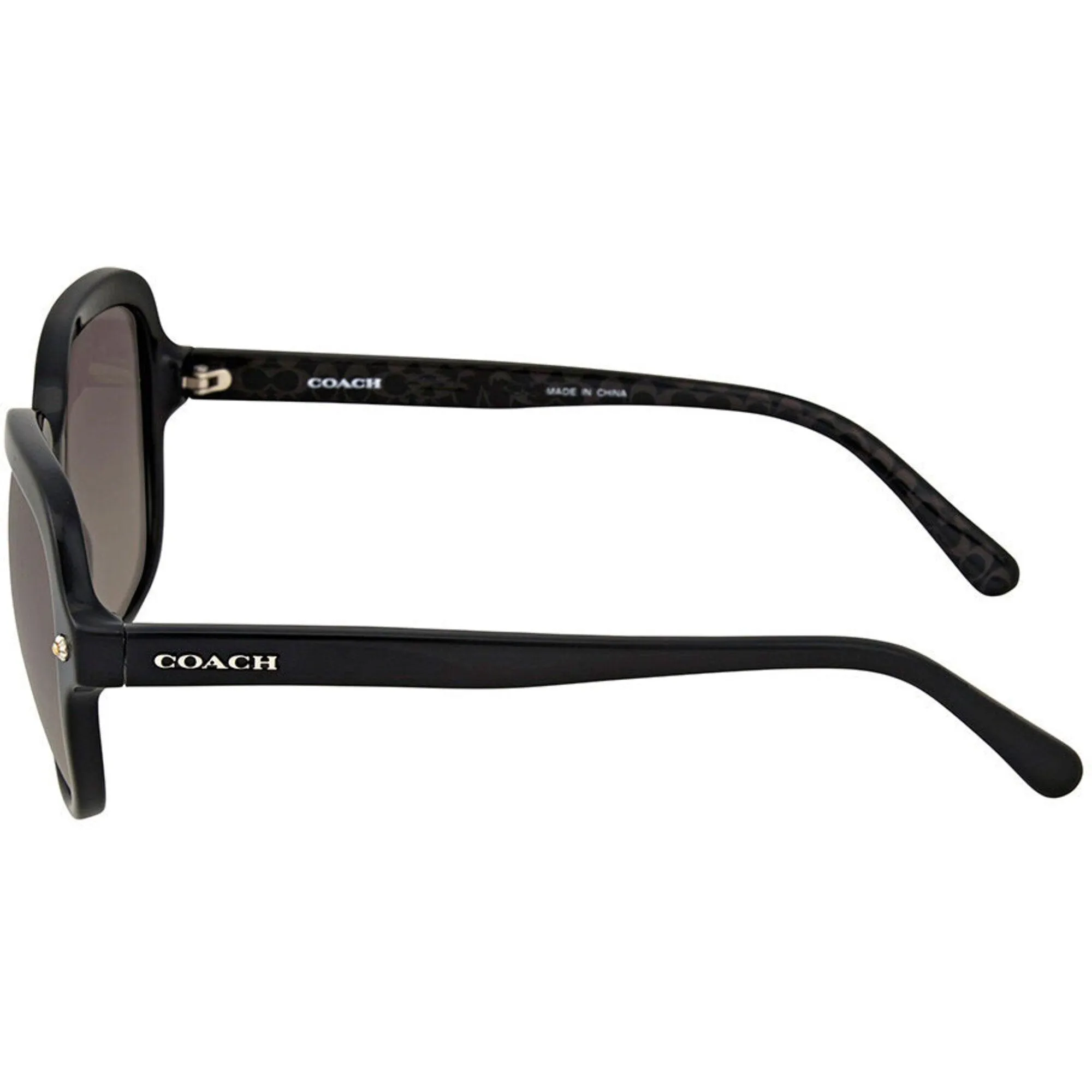 Coach Women's Sunglasses - Black Plastic Frame Grey Shaded Lens | 0HC8192 54201156
