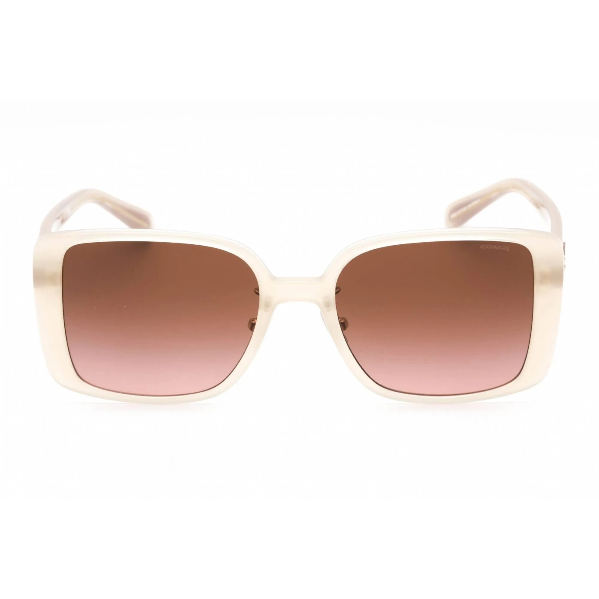 Coach Women's Sunglasses - Rectangular Brown Peach Gradient Lens | 0HC8375 57475M