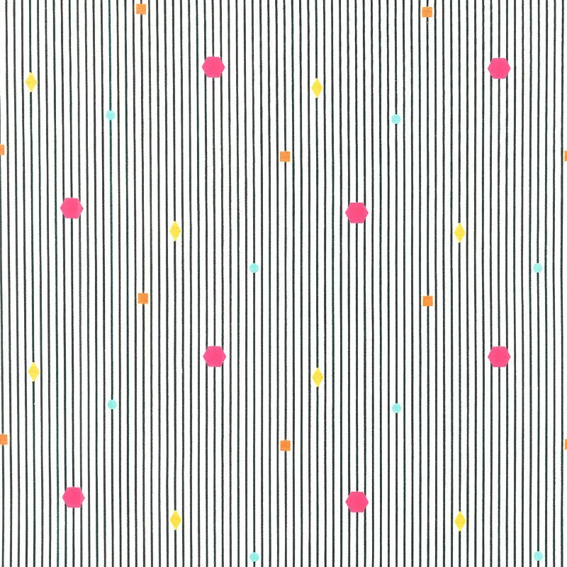 Colour Wall - Stripe White Yardage