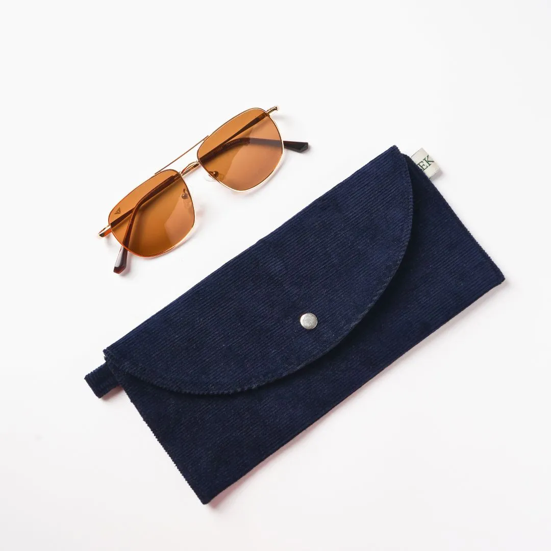 Corduroy Sunglasses Cover Case | Organic Cotton