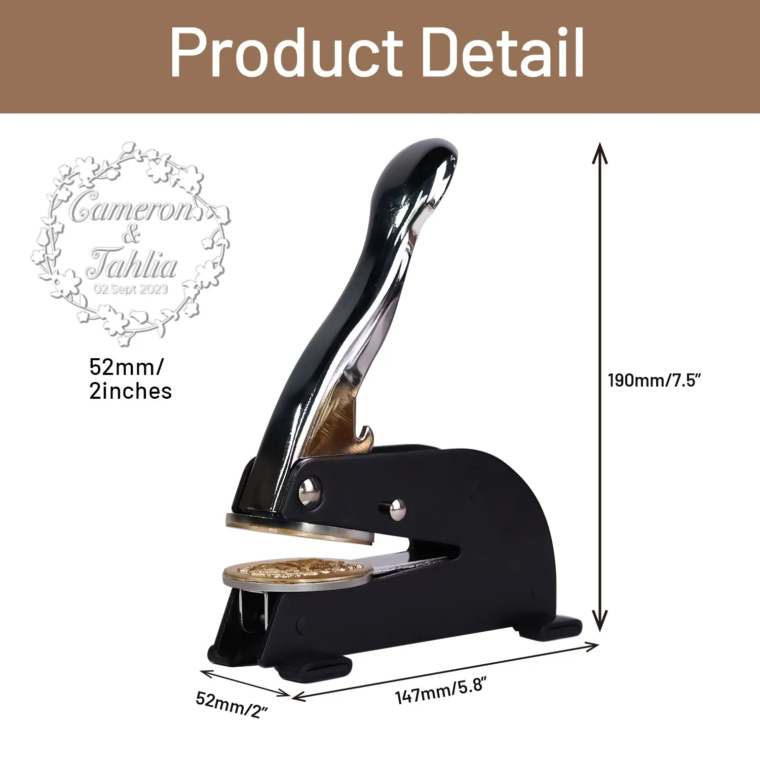 Custom Logo Embosser - Style 27