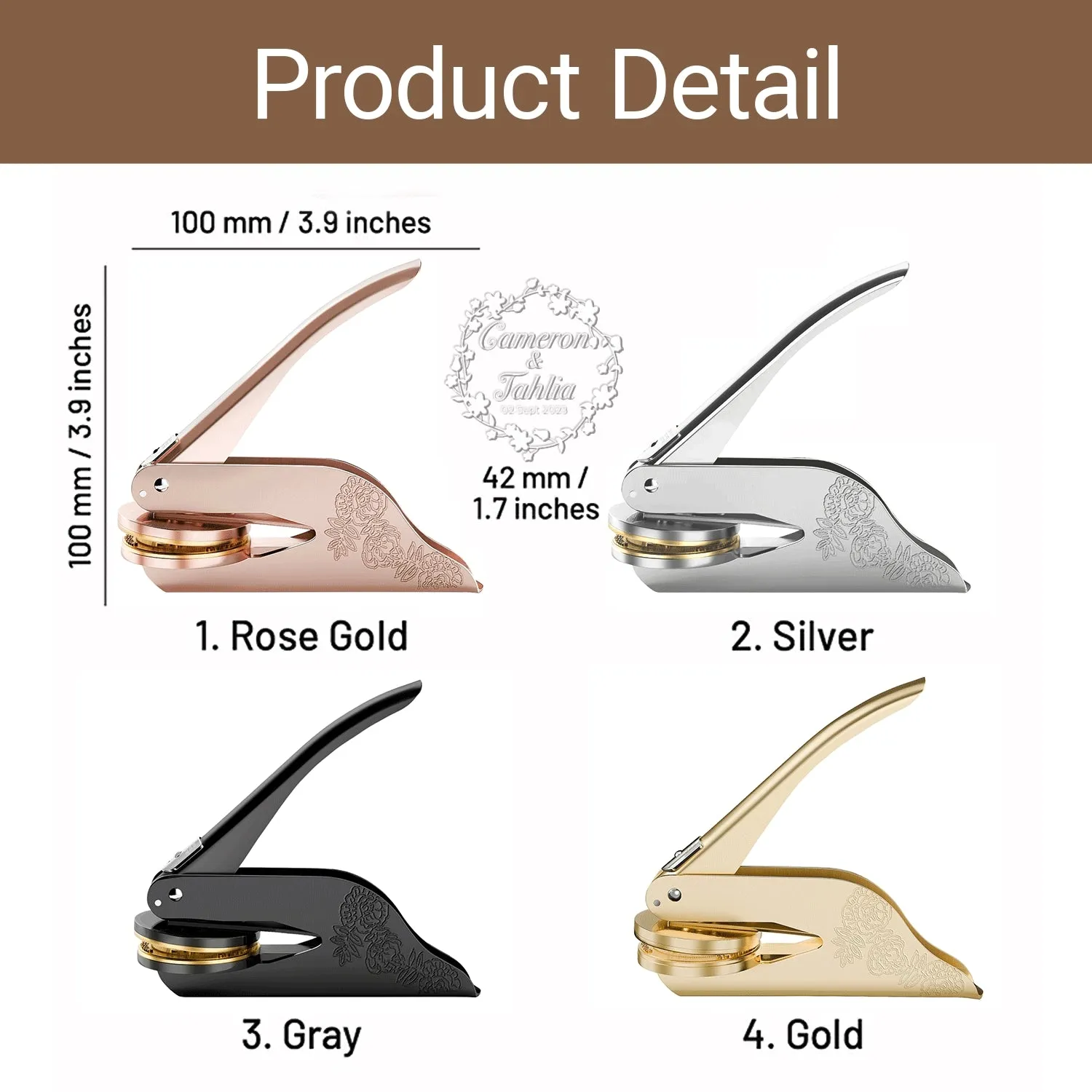 Custom Logo Embosser - Style 27