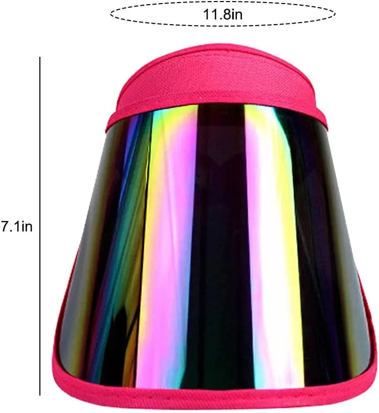 Face_Shield Protector Sun Visor Hat UV Protection Summer Sun Cap Great for Oudtoor Hiking Camping Golf Tennis Cycling
