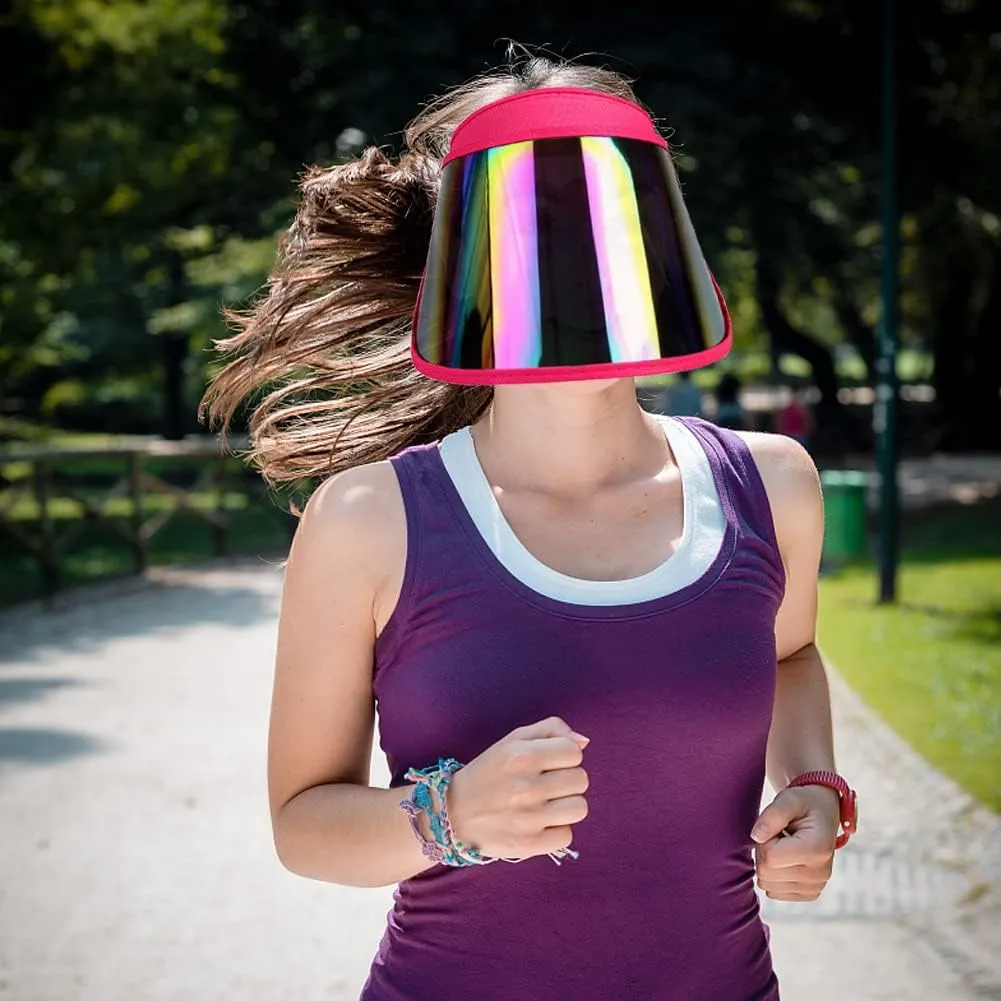 Face_Shield Protector Sun Visor Hat UV Protection Summer Sun Cap Great for Oudtoor Hiking Camping Golf Tennis Cycling