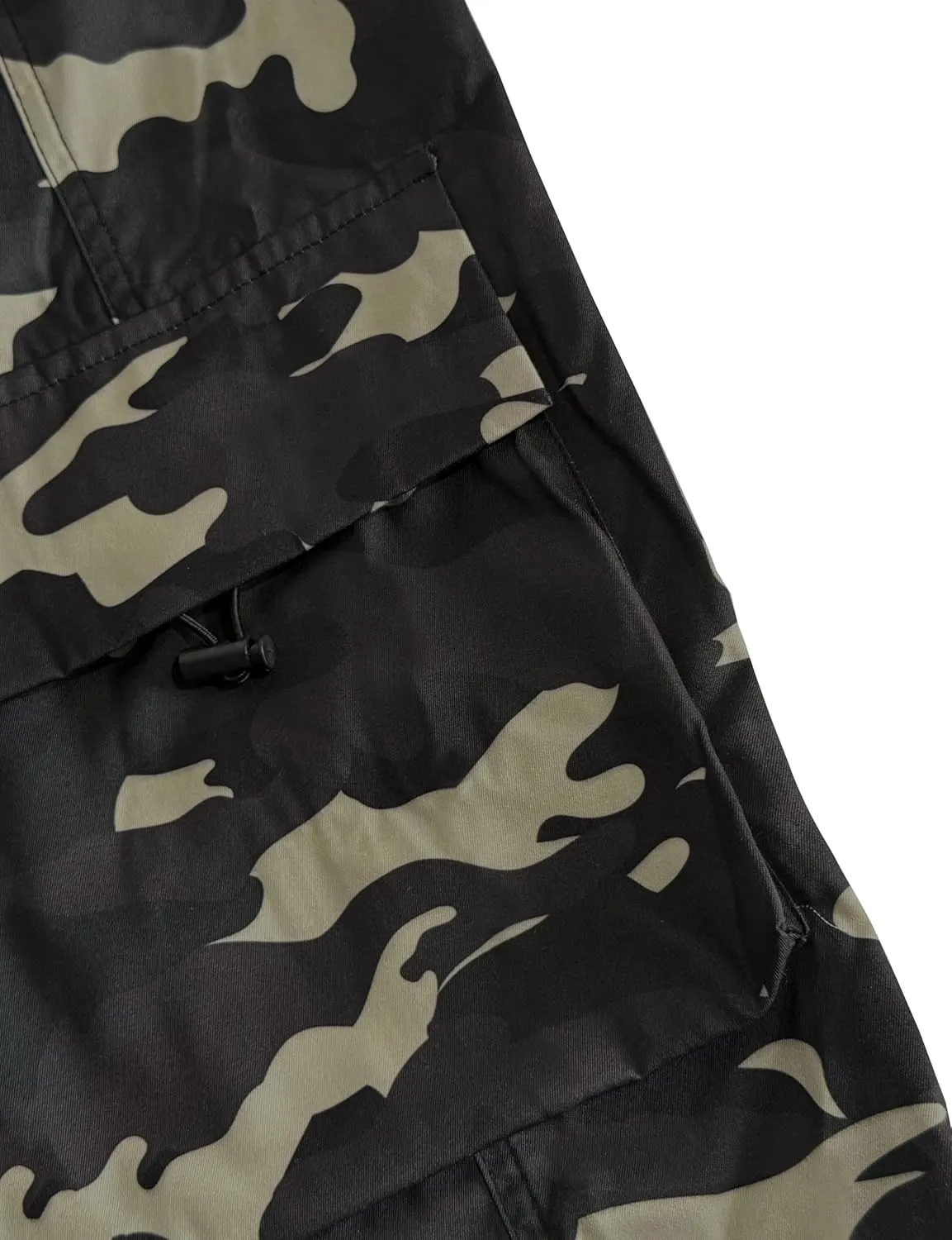 Girls Cargo Pants Elastic Waist Drawstring with Pockets Pants, 6-14 Years