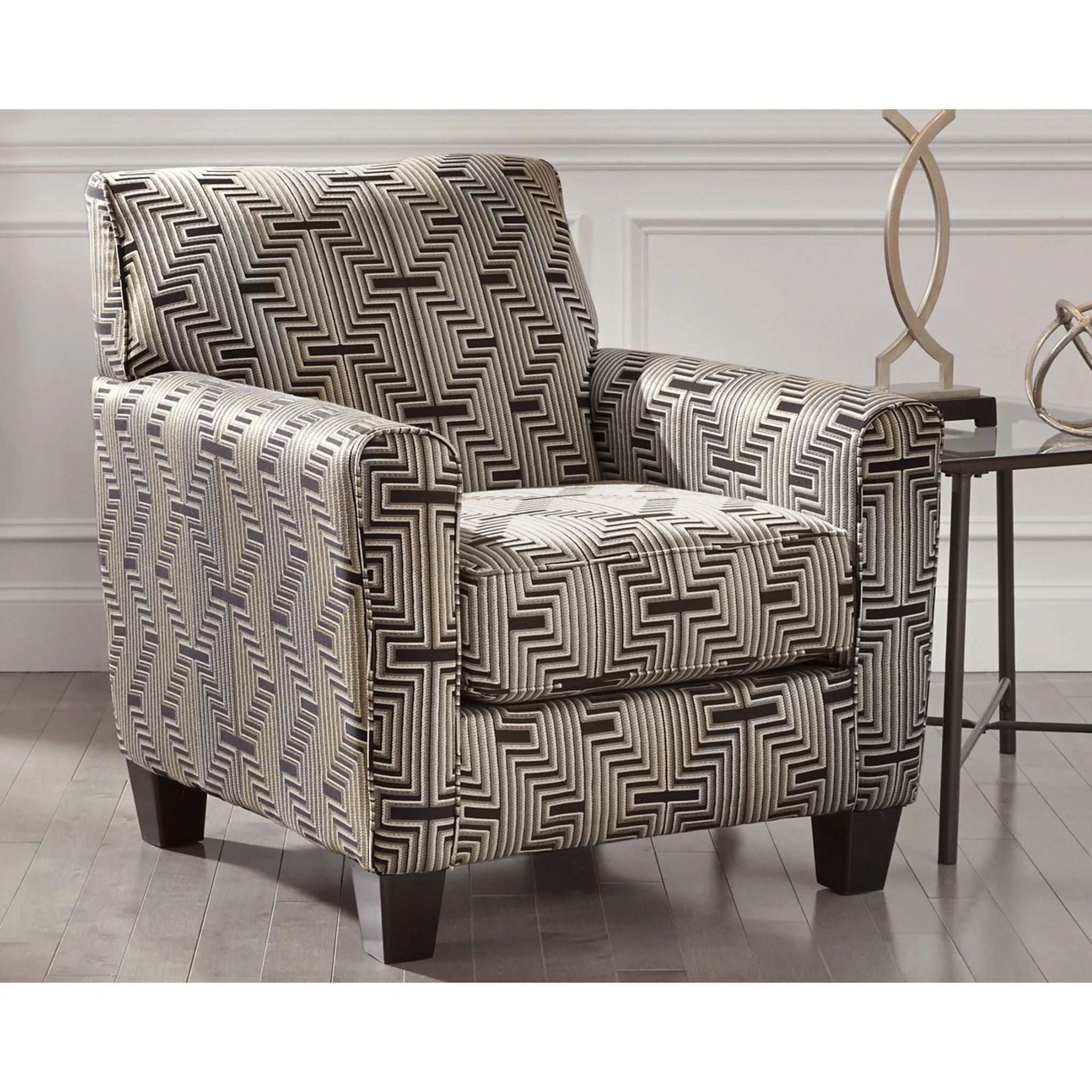 Graham Accent Chair - Gunmetal