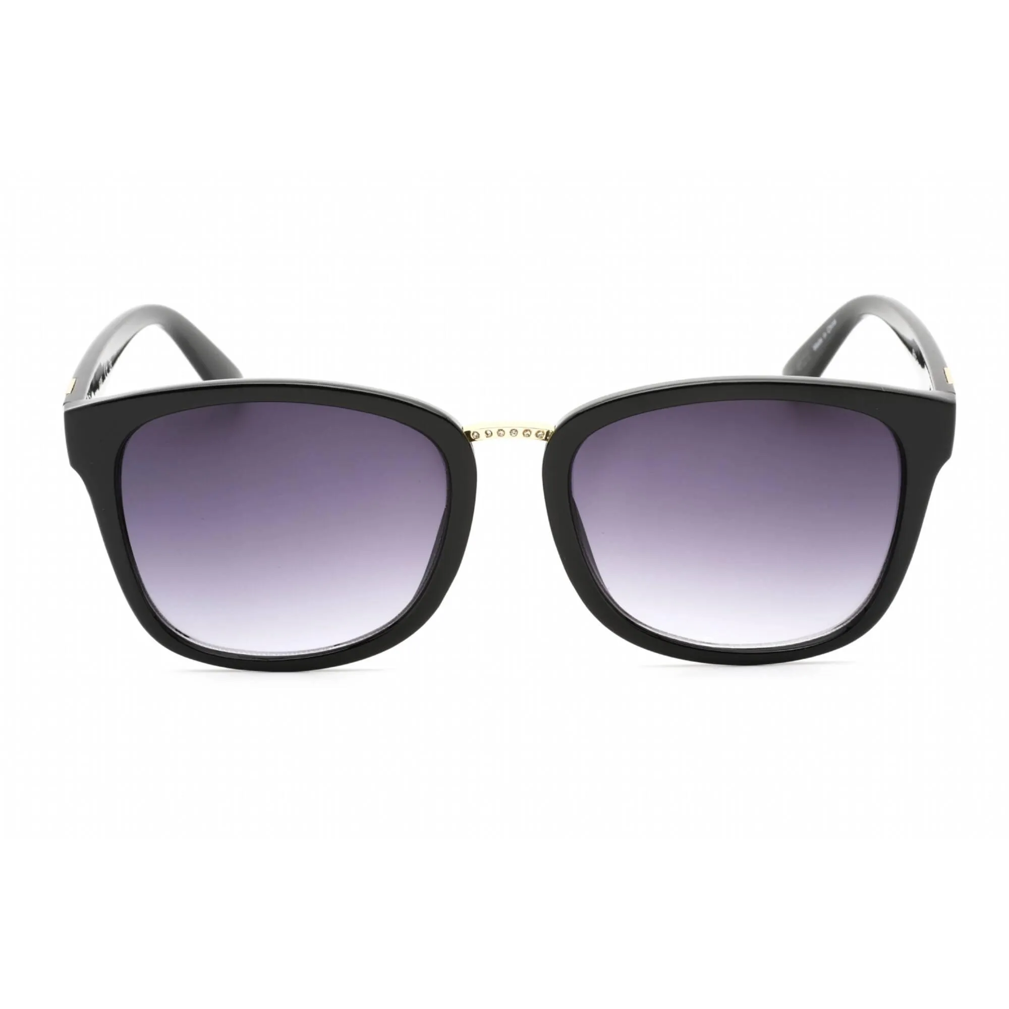Guess Factory Women's Sunglasses - Shiny Black Rectangular Plastic Frame | GF0327 01B
