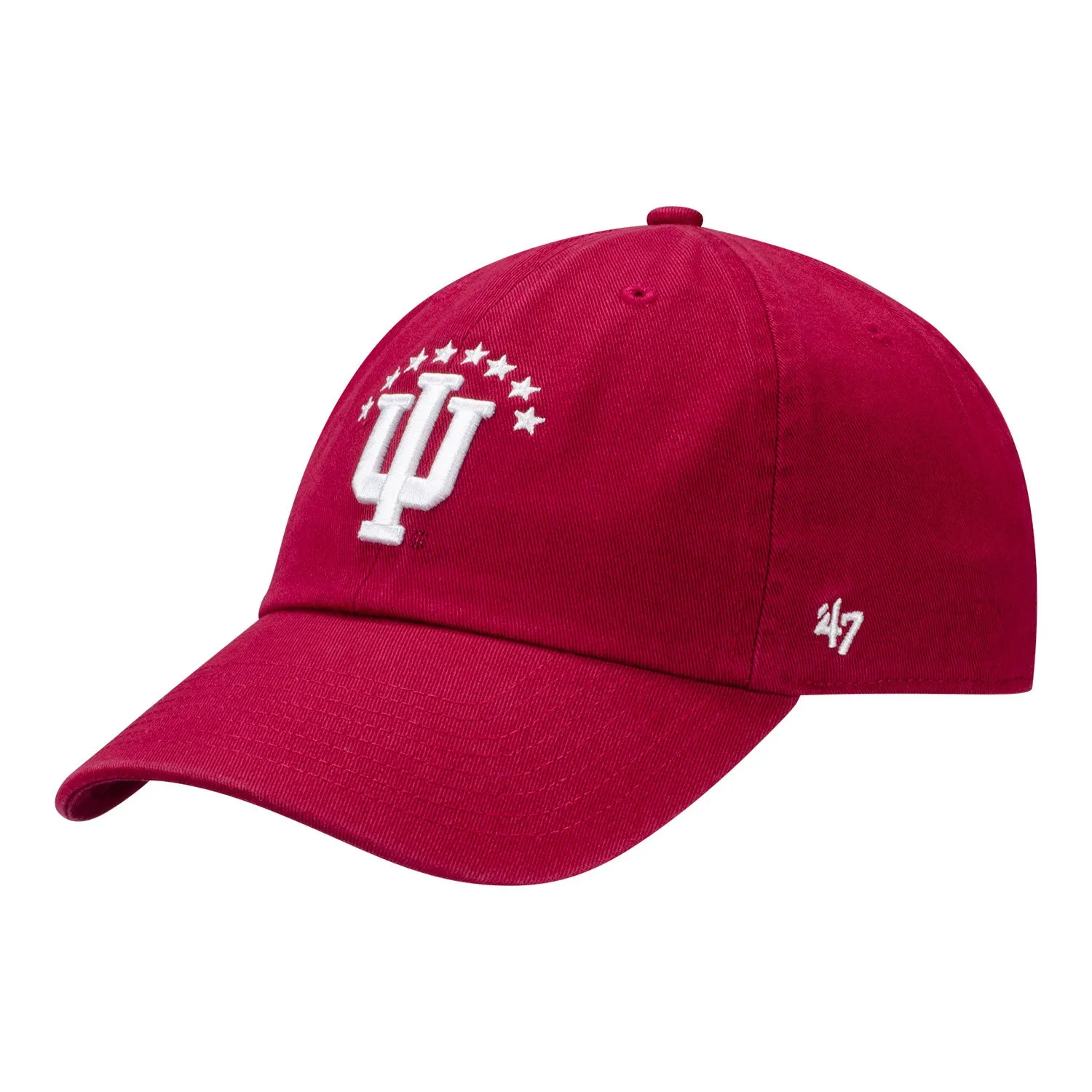 Indiana Hoosiers Men's Soccer Star Crimson Adjustable Hat