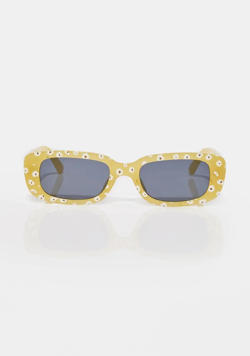 Local Celeb Rectangle Sunglasses