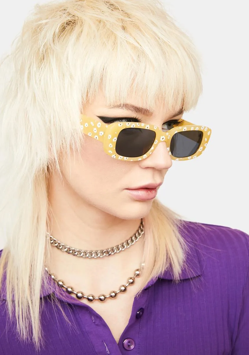 Local Celeb Rectangle Sunglasses