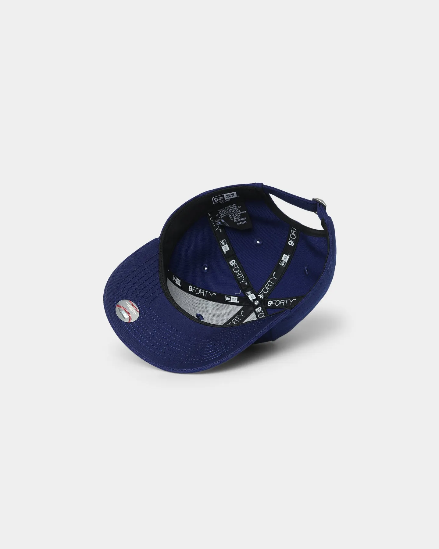 New Era Women's Los Angeles Dodgers Visor Script Embroidery Q122 9FORTY Strapback OTC/Blue