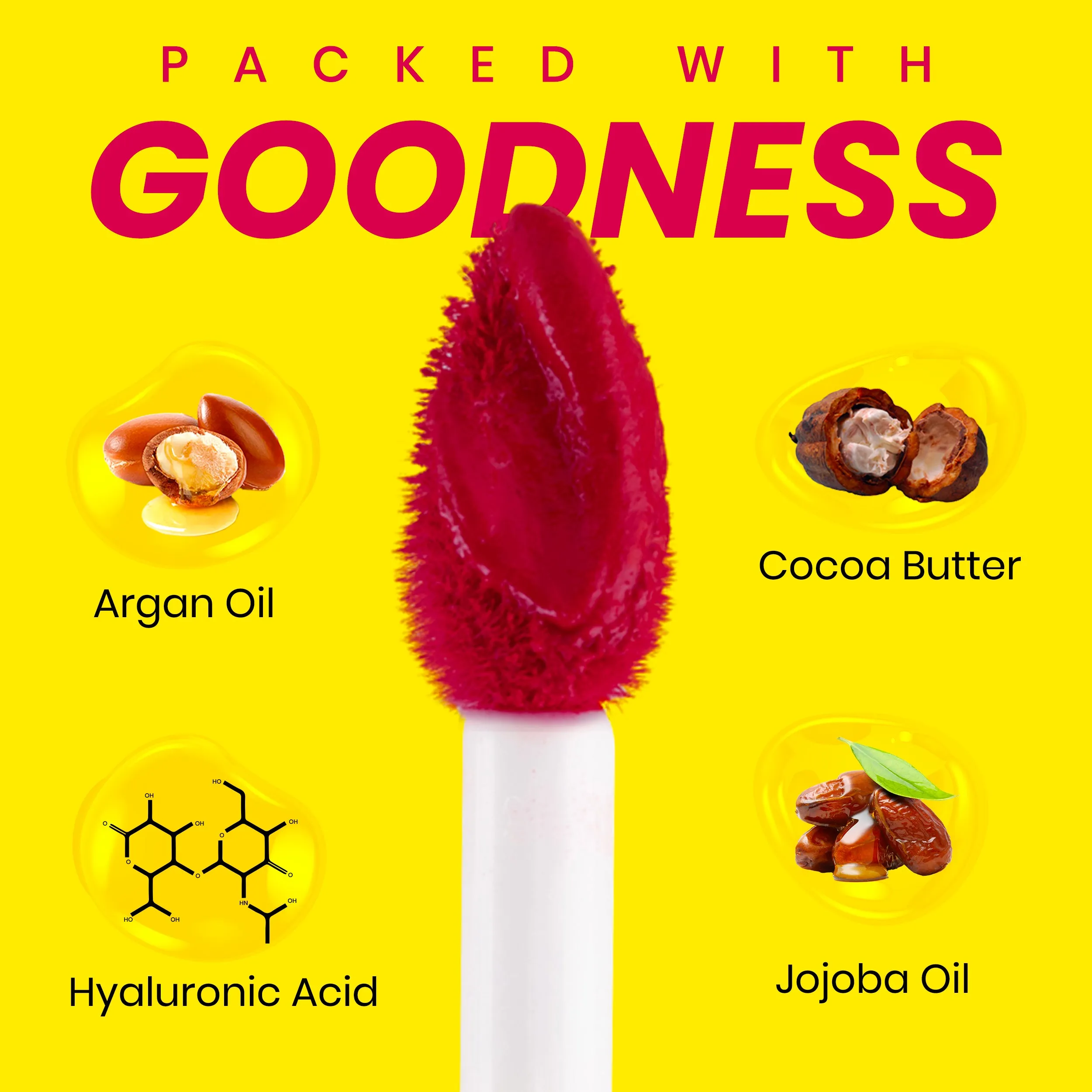NY Bae Velvet Mousse Liquid Lipstick - Red Hot Rebel 01 (6.5ml) | Velvet Matte Finish | Transferproof | Smudgeproof | Ultra Light | Smooth | Moisturising Red Lipstick