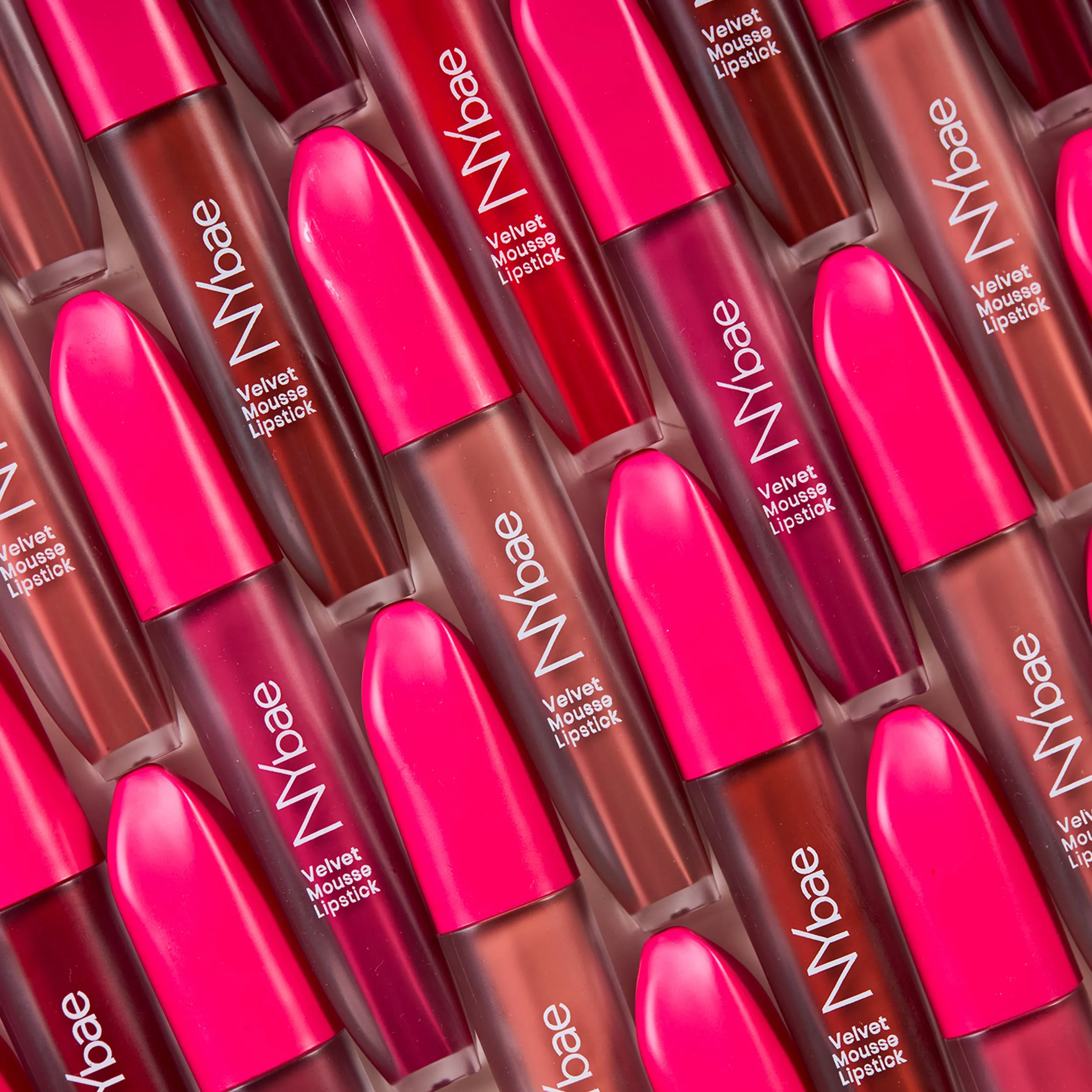 NY Bae Velvet Mousse Liquid Lipstick - Red Hot Rebel 01 (6.5ml) | Velvet Matte Finish | Transferproof | Smudgeproof | Ultra Light | Smooth | Moisturising Red Lipstick