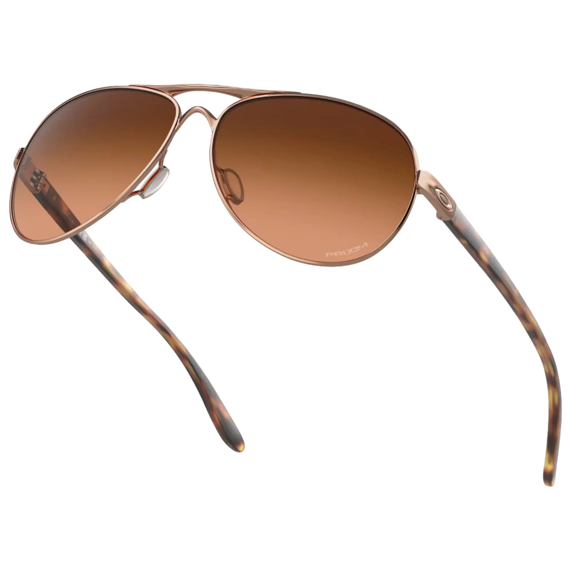 Oakley OO4079-4659 Women's OO4079 Feedback Aviator Sunglasses, Rose Gold Prizm Brown