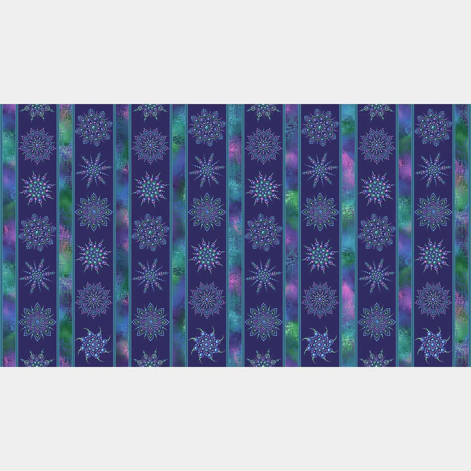 On Dragonfly Wings - Dragonfly Stripe Multi Yardage