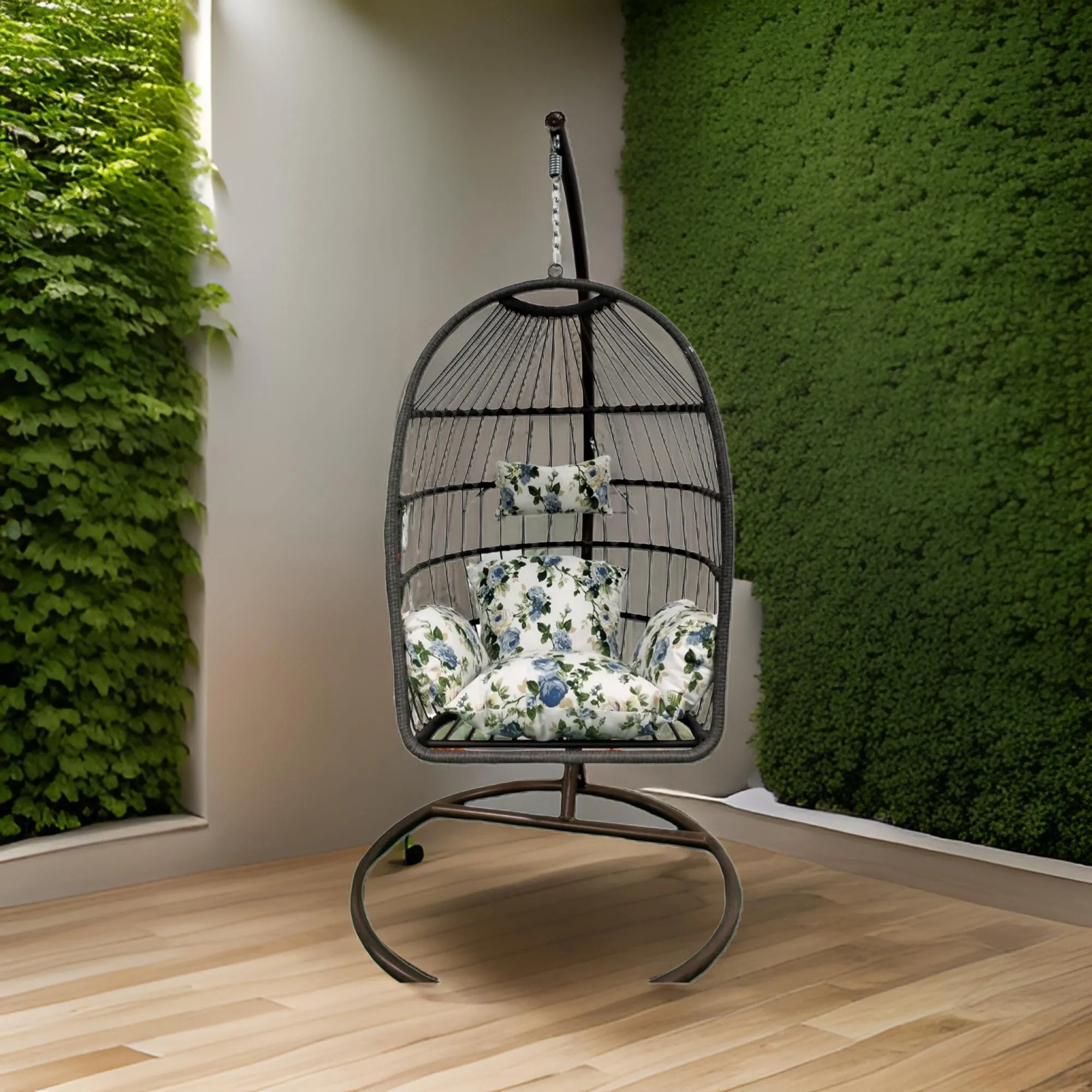 Outdoor/Indoor Foldable Design Rattan Swing Hammock Chair B-18