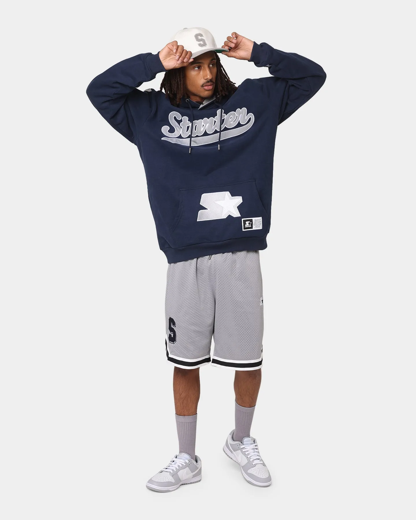 Starter Script Stripe Hoodie Navy