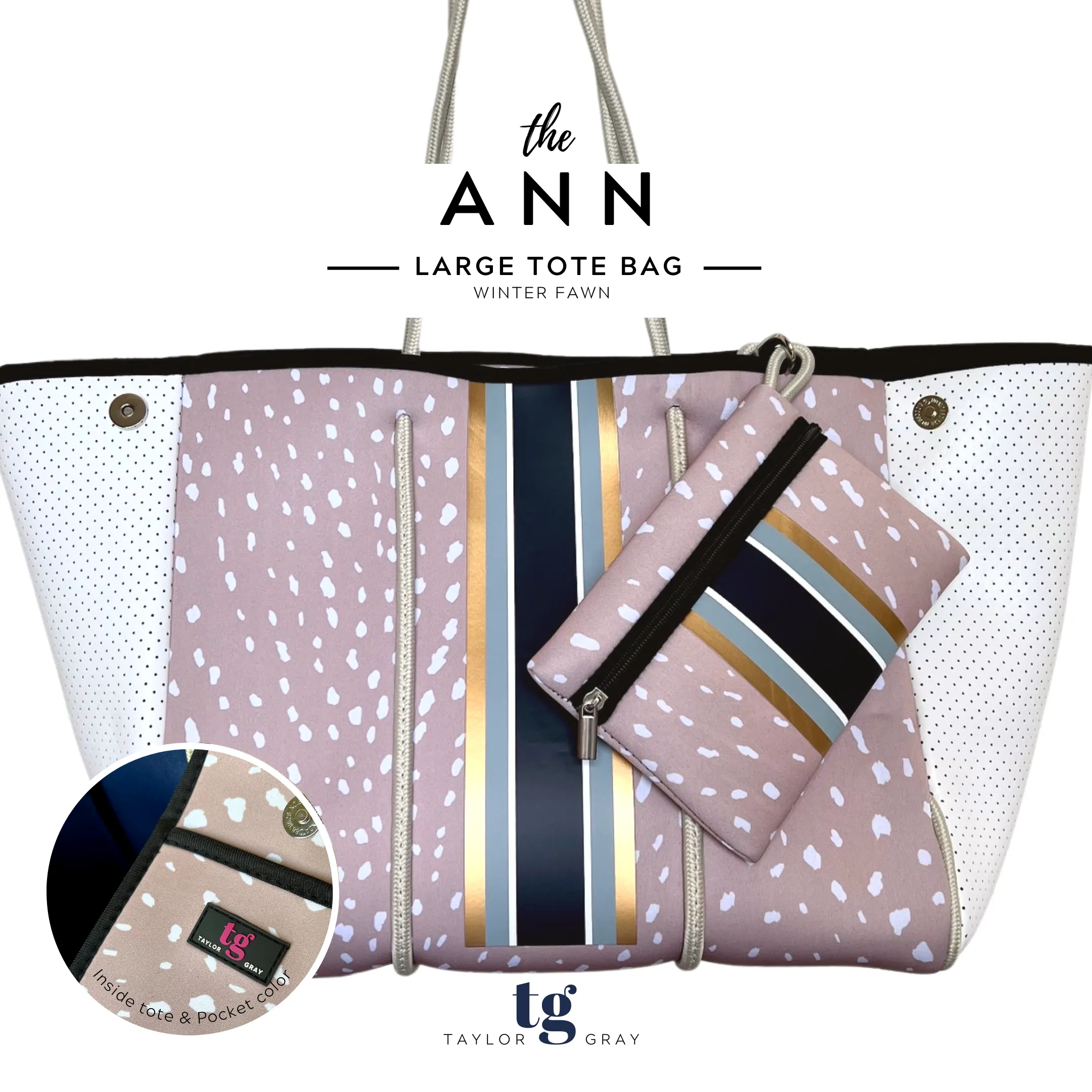 TAYLOR GRAY - The Ann Neoprene Tote | shoptaylorgray