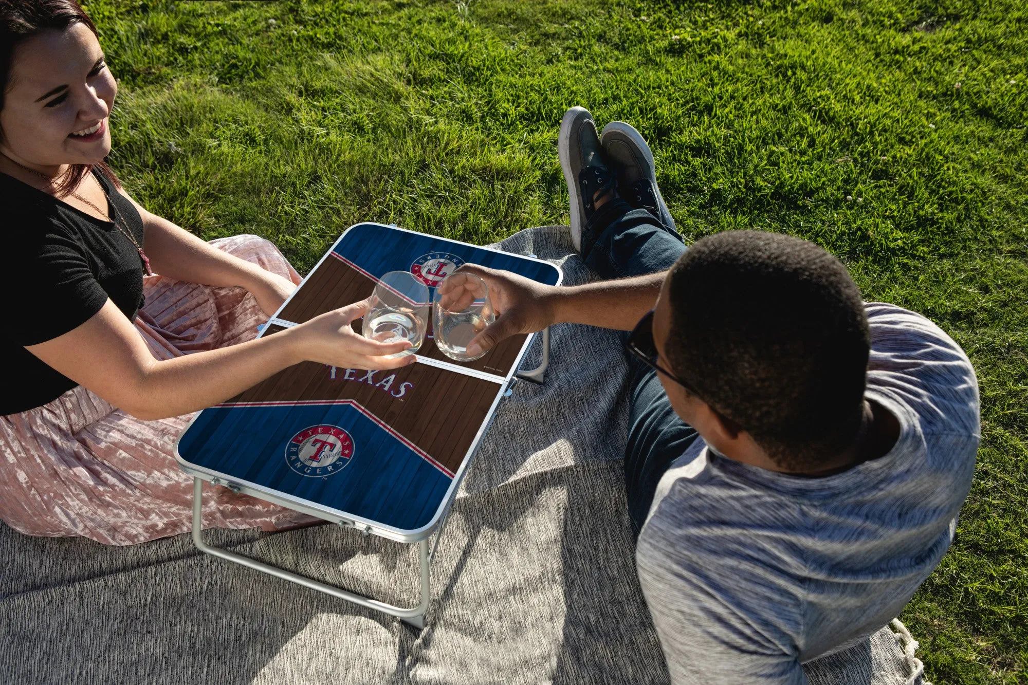 Texas Rangers - Concert Table Mini Portable Table